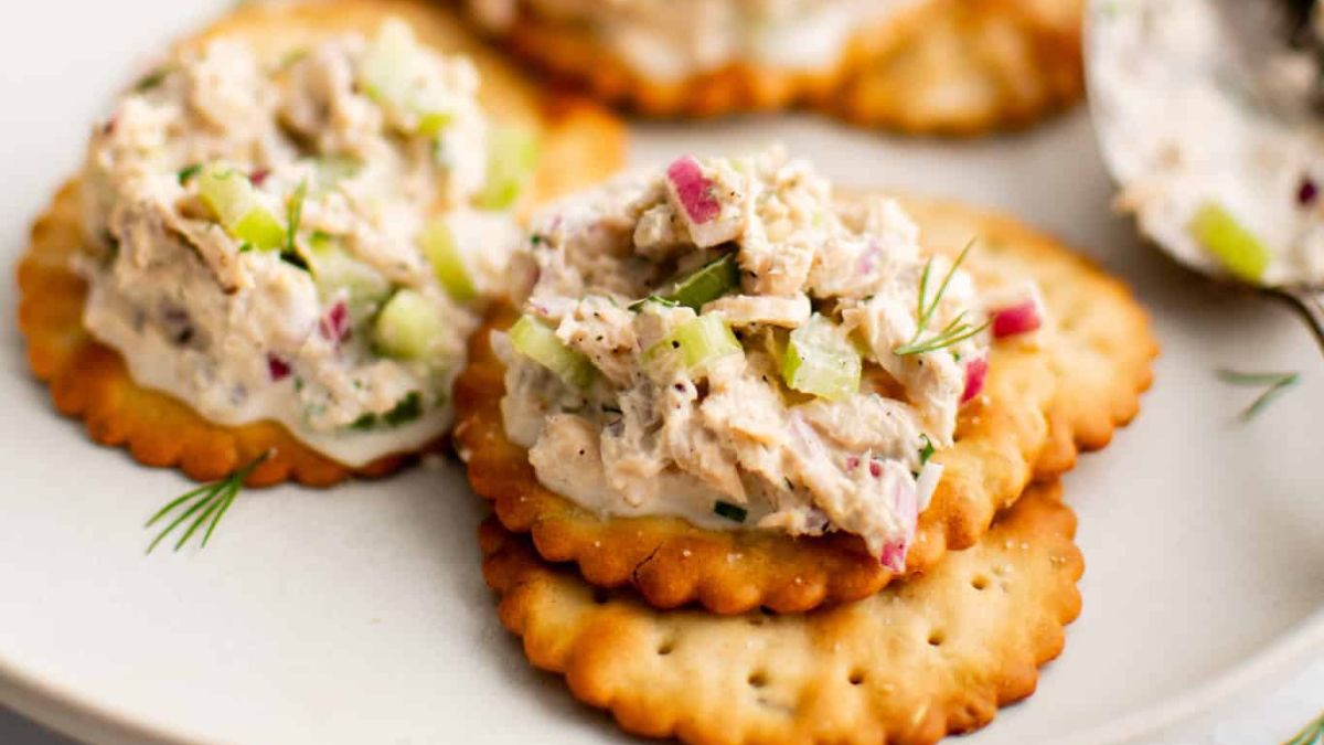 Canned Salmon Salad.