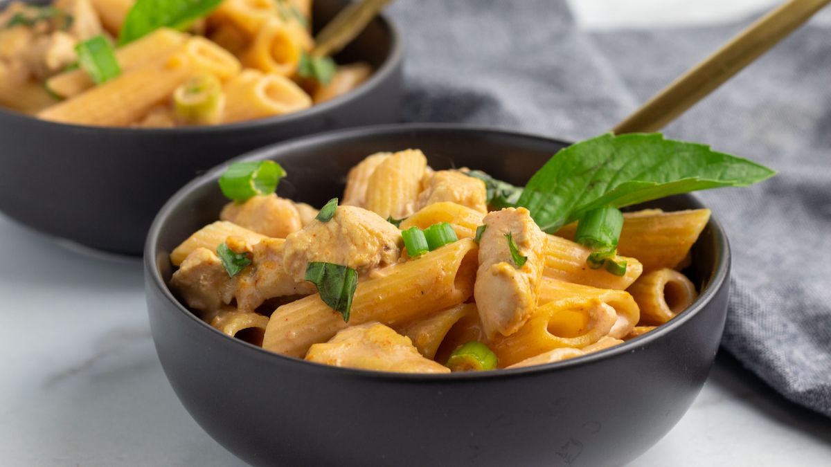 Chicken Curry Pasta.