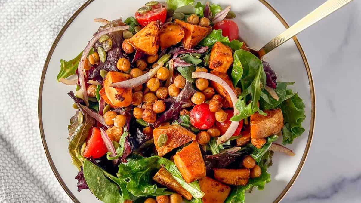 Chickpea Sweet Potato Salad.