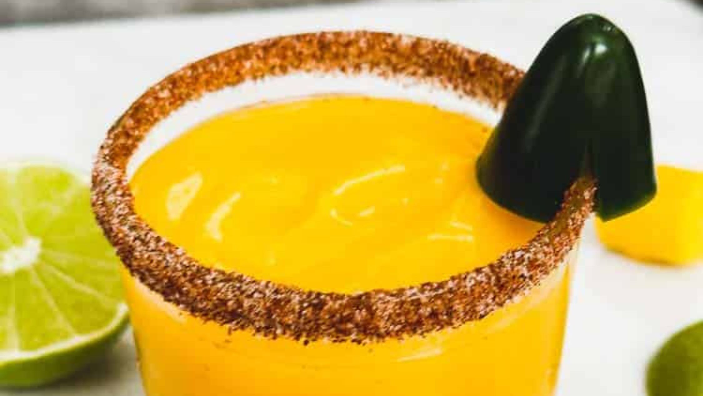 Chili Pepper Mango Margarita.