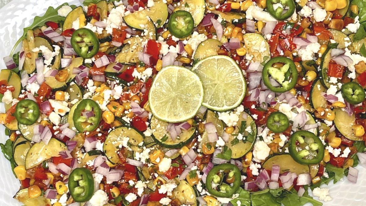 Cilantro-Lime Corn Salad Recipe: Mexican Side Dish.