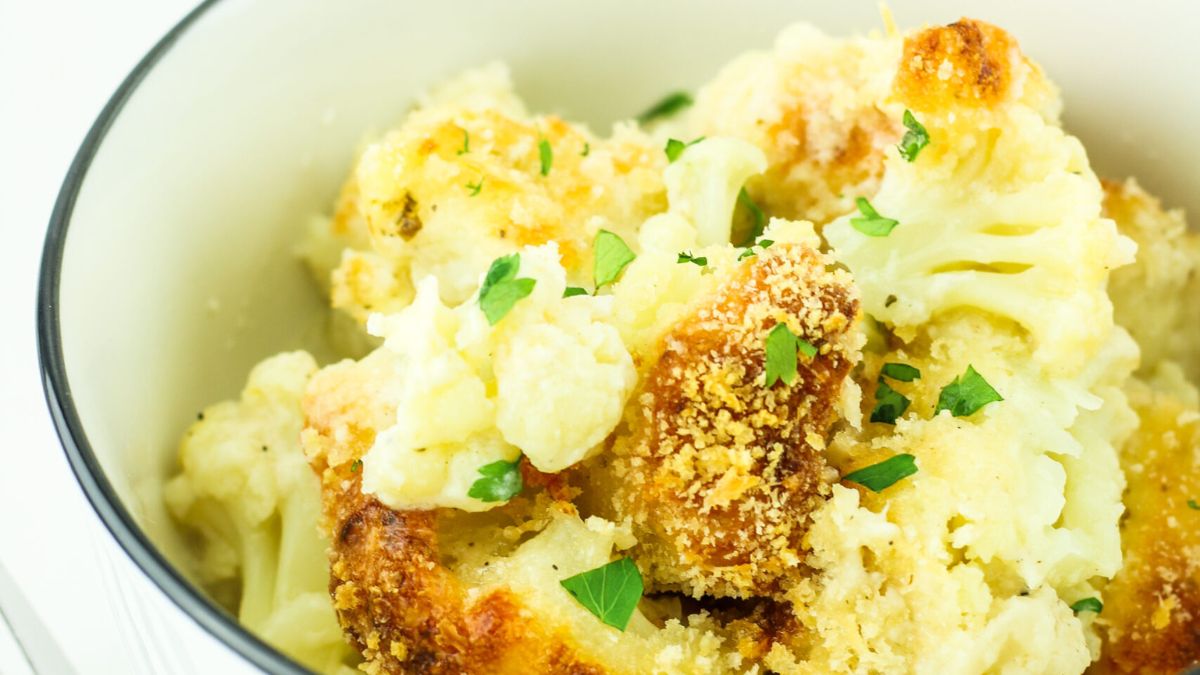 Cottage Cheese Cauliflower Gratin.