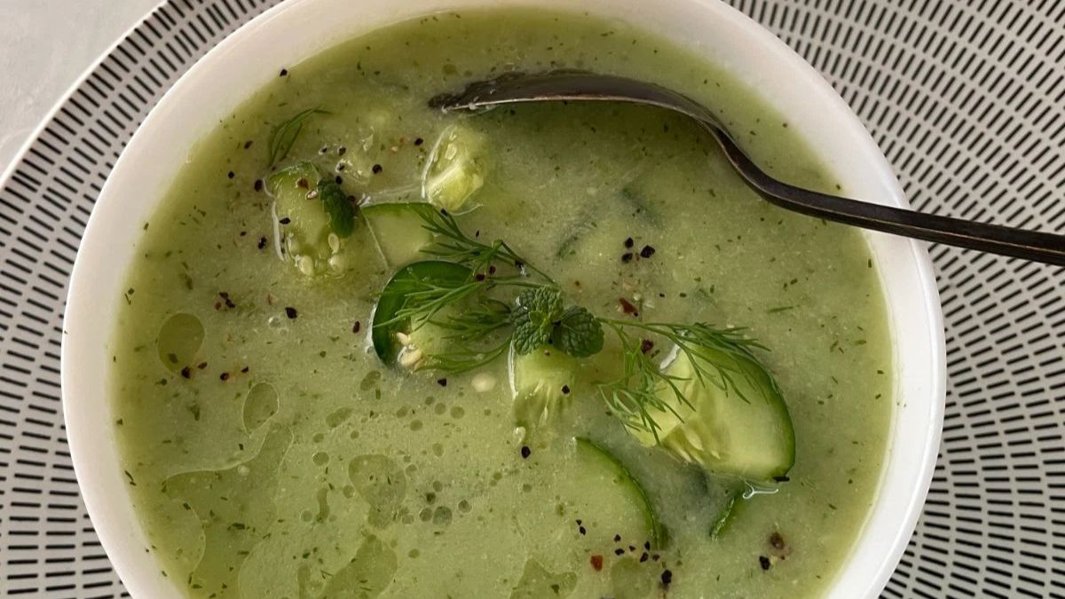 Cucumber Gazpacho.
