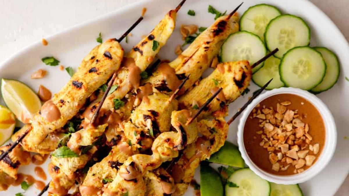 Easy Chicken Satay.