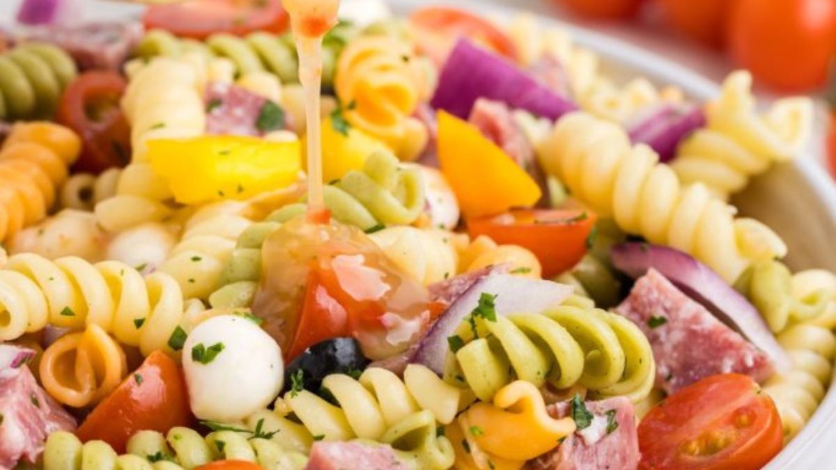 Easy Italian Pasta Salad.