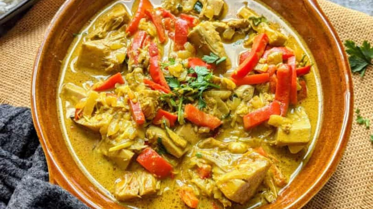 Easy Thai Jackfruit Curry Recipe.