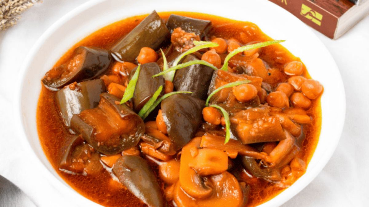 Eggplant Chickpea Stew.