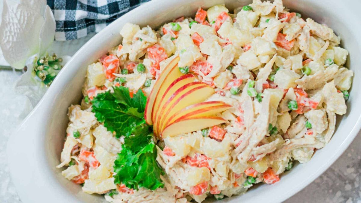 Ensalada de Gallina (Venezuelan Chicken Potato Salad).