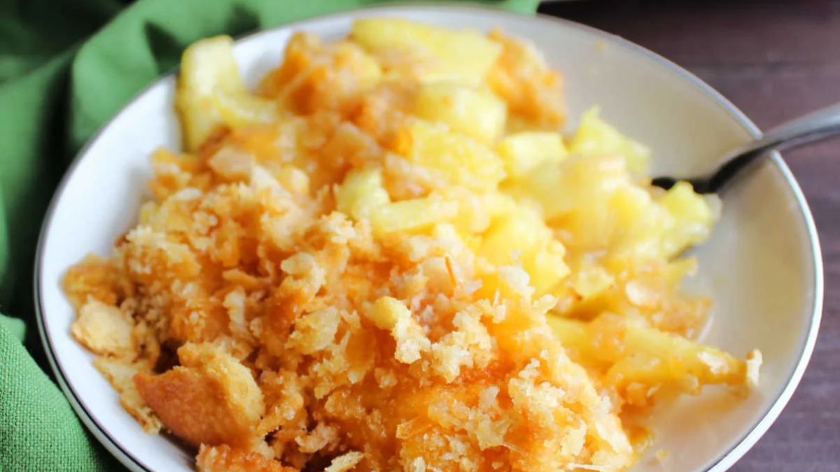 Fresh Pineapple Casserole.