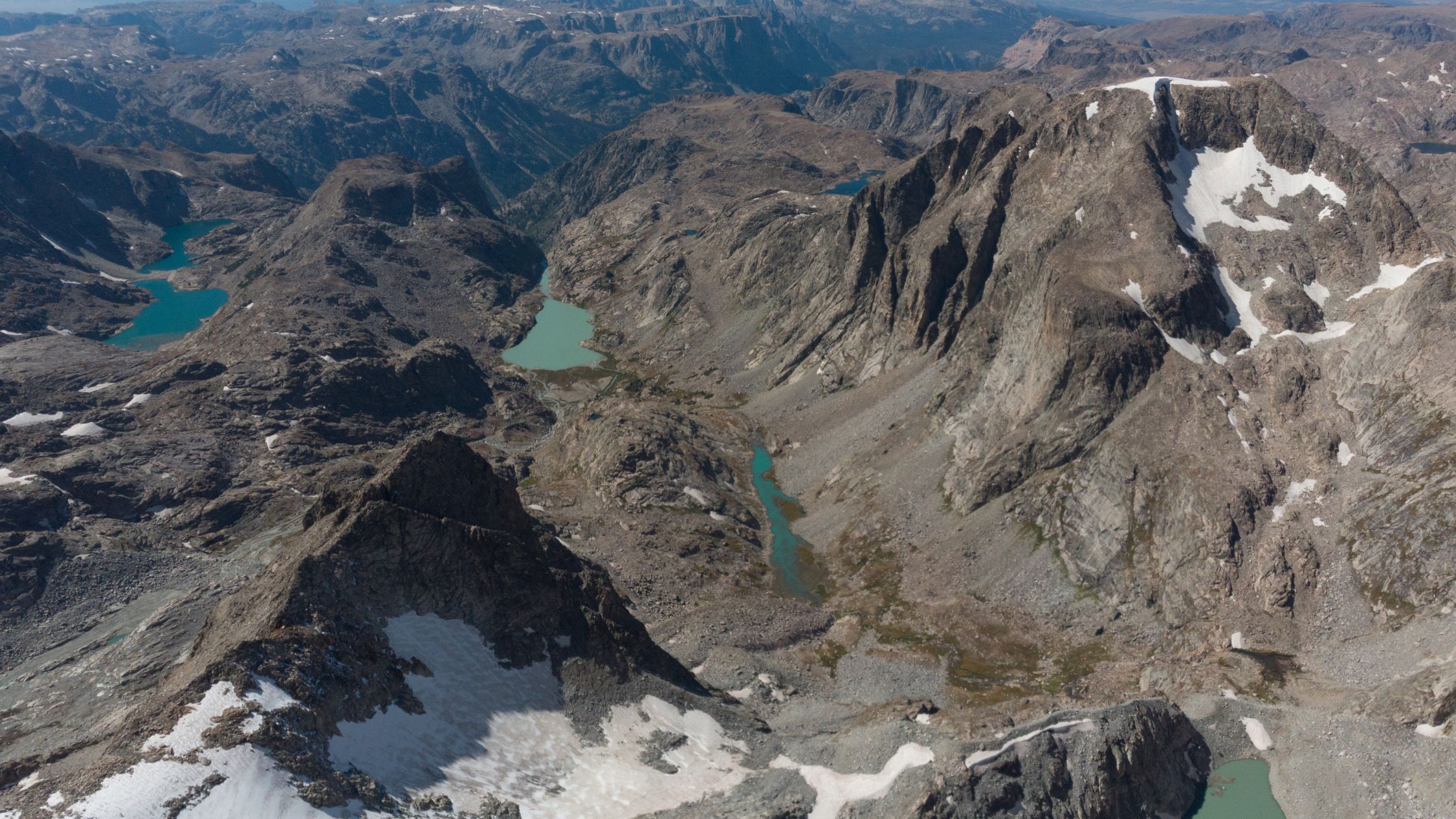 Gannett Peak, Wyoming's high point, and the headwaters of the Green River.
