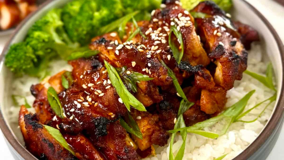 Gochujang Chicken Thighs (Air Fryer or Oven).