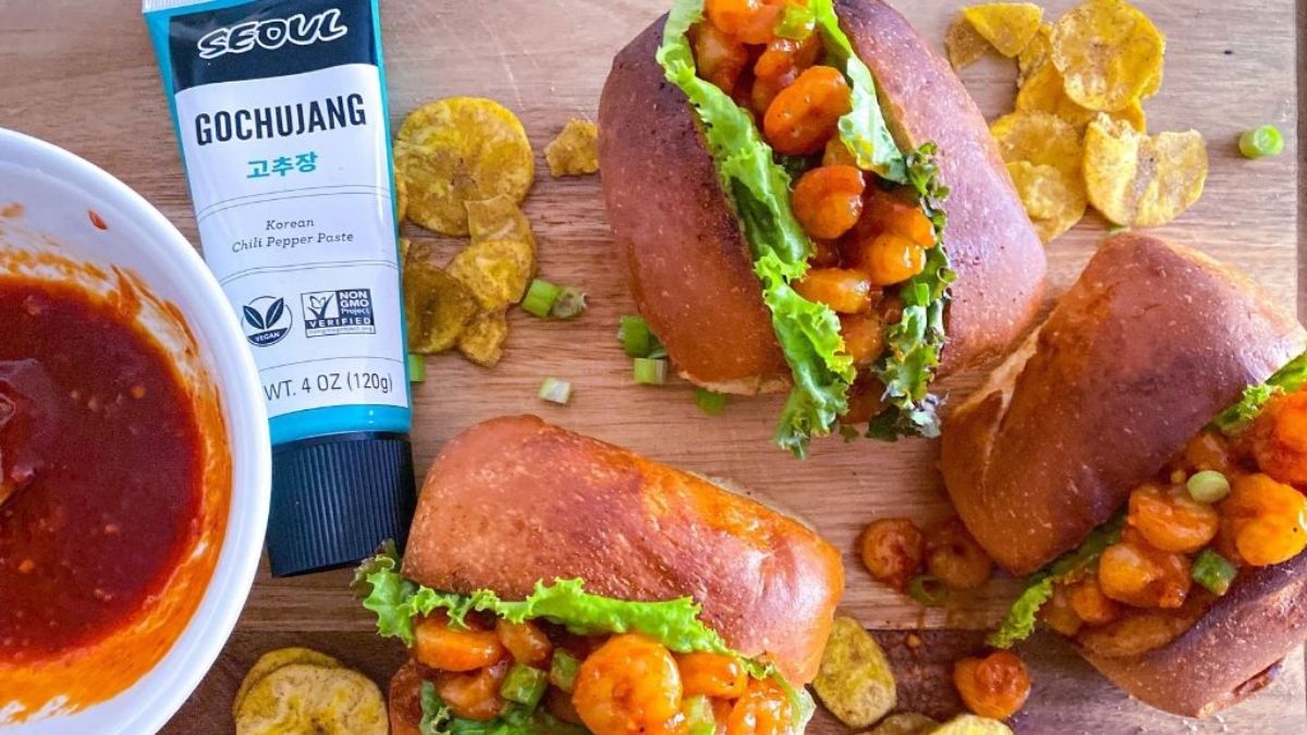 Gochujang Shrimp Po Boys.