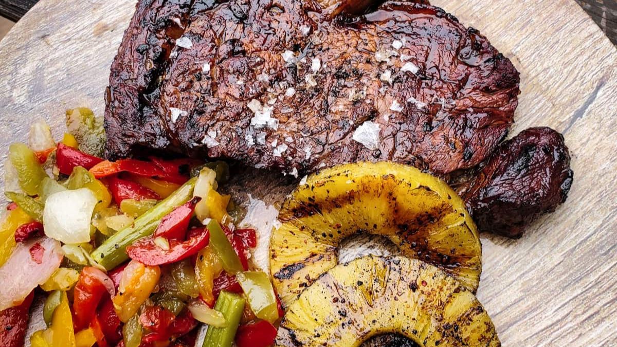 Grilled Hawaiian Ribeye Steak Recipe.