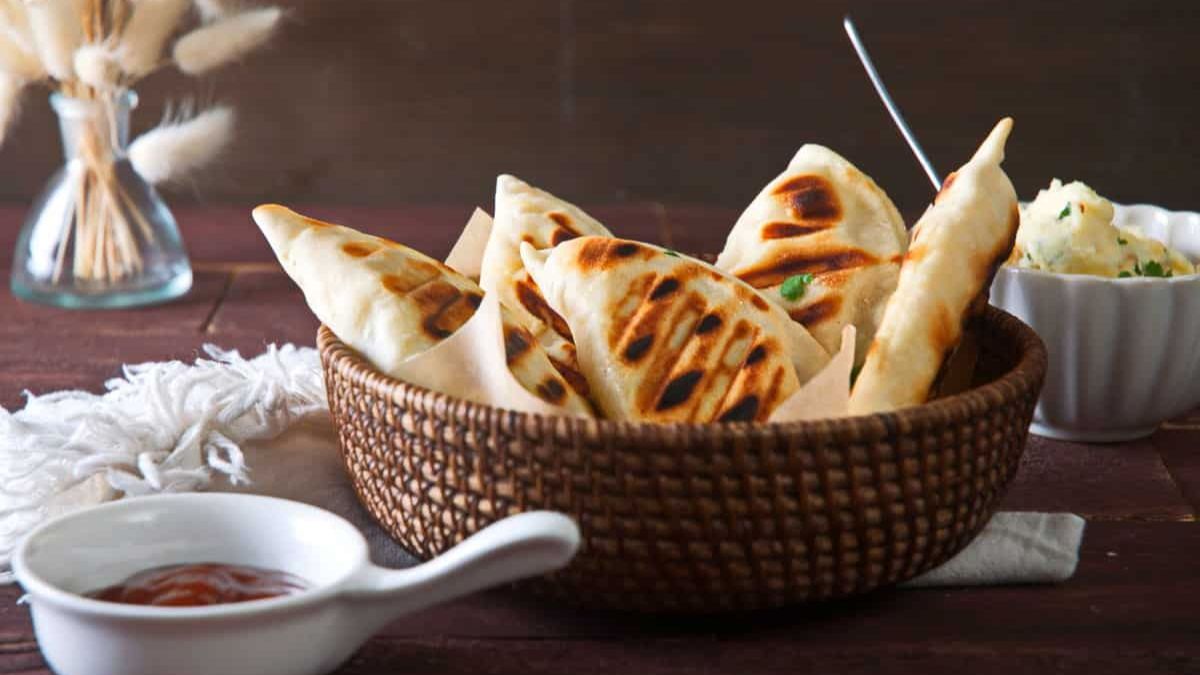Grilled Pierogies.