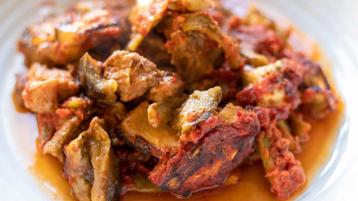 Guvec (Turkish Lamb Casserole).