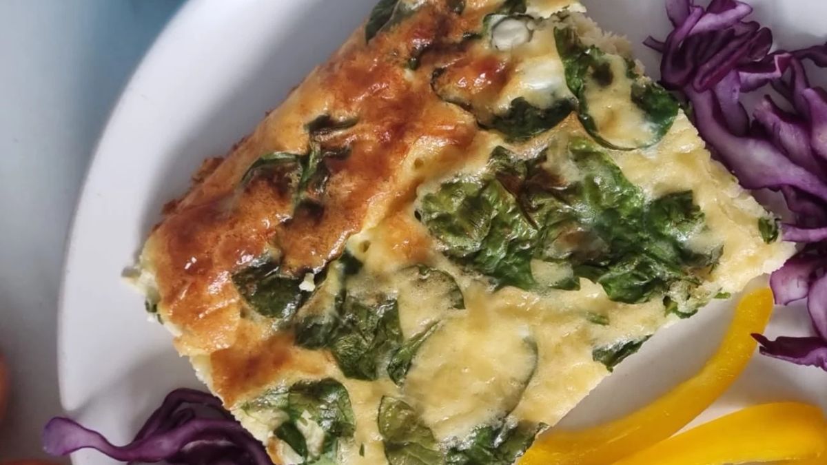 High Protein Cottage Cheese Egg Bake.