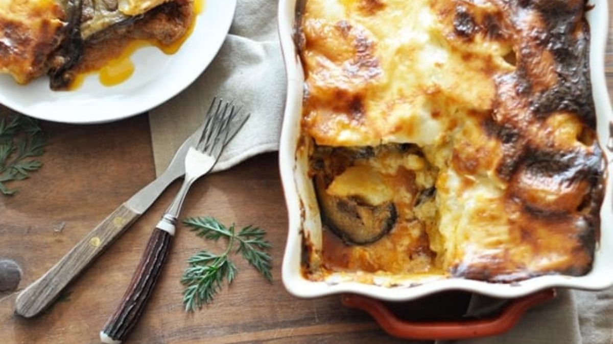 Homemade Greek Moussaka.