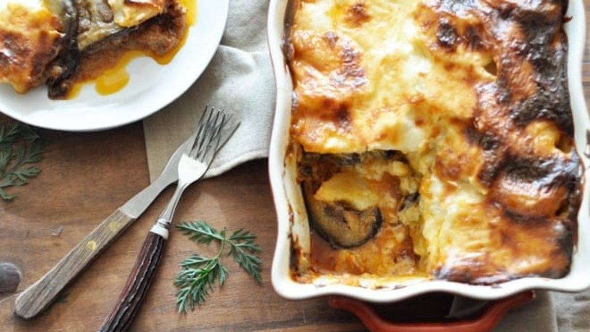 Homemade Greek Moussaka.