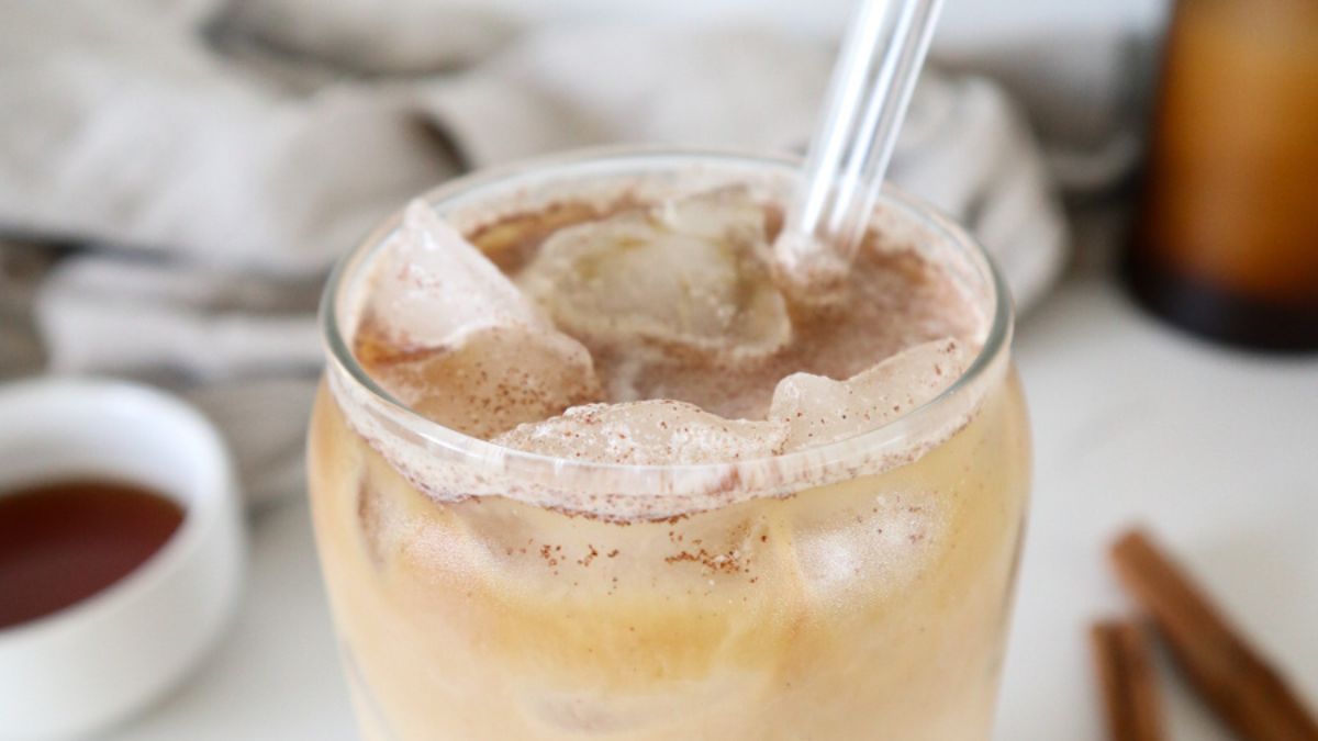 Iced Maple Latte Recipe.