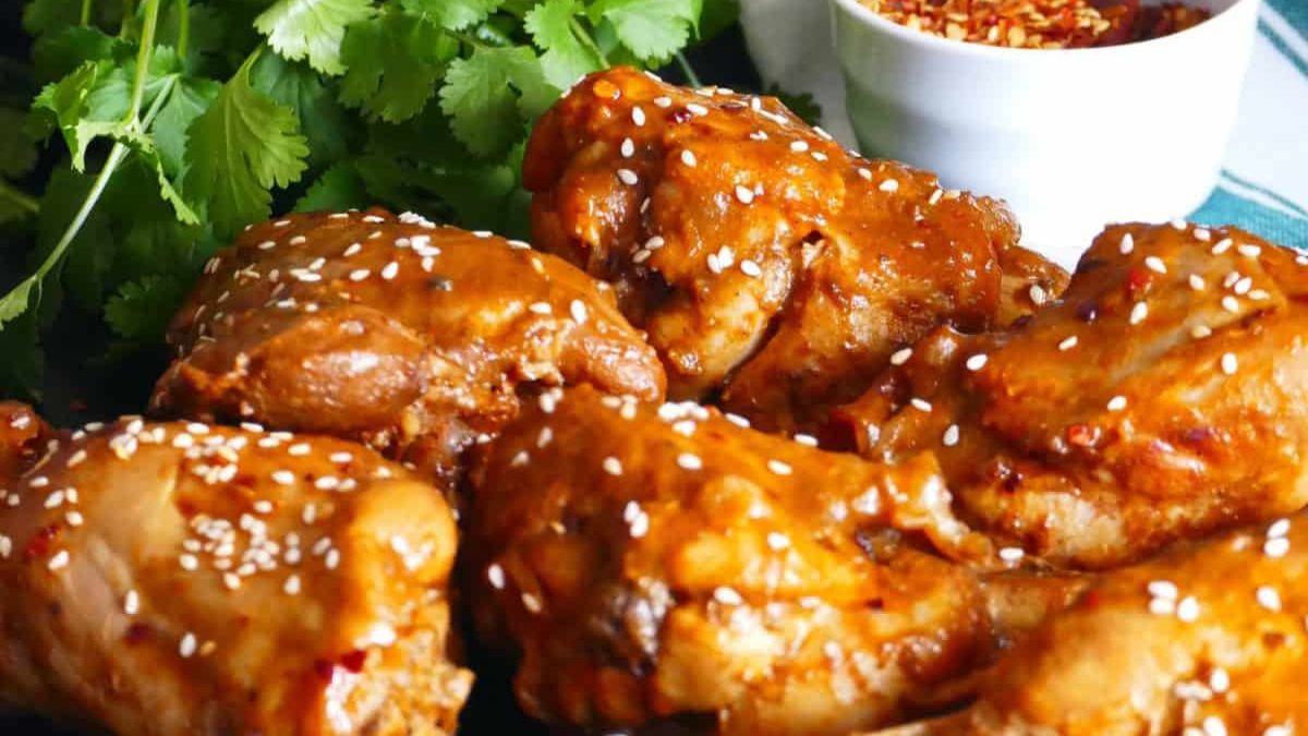 Instant Pot Korean Chicken with Gochujang.