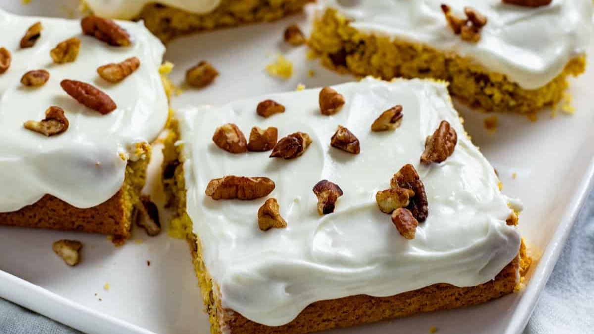Italian Cream Cake Cookie Bars.