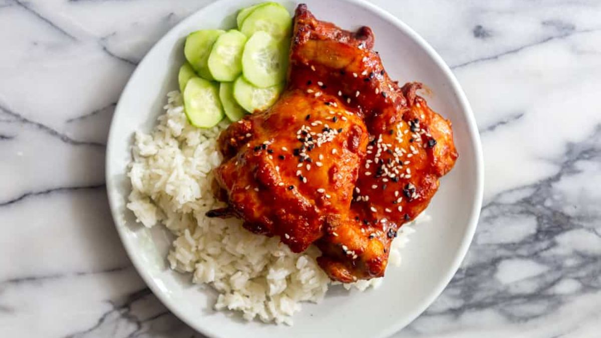 Korean Chicken Thighs.