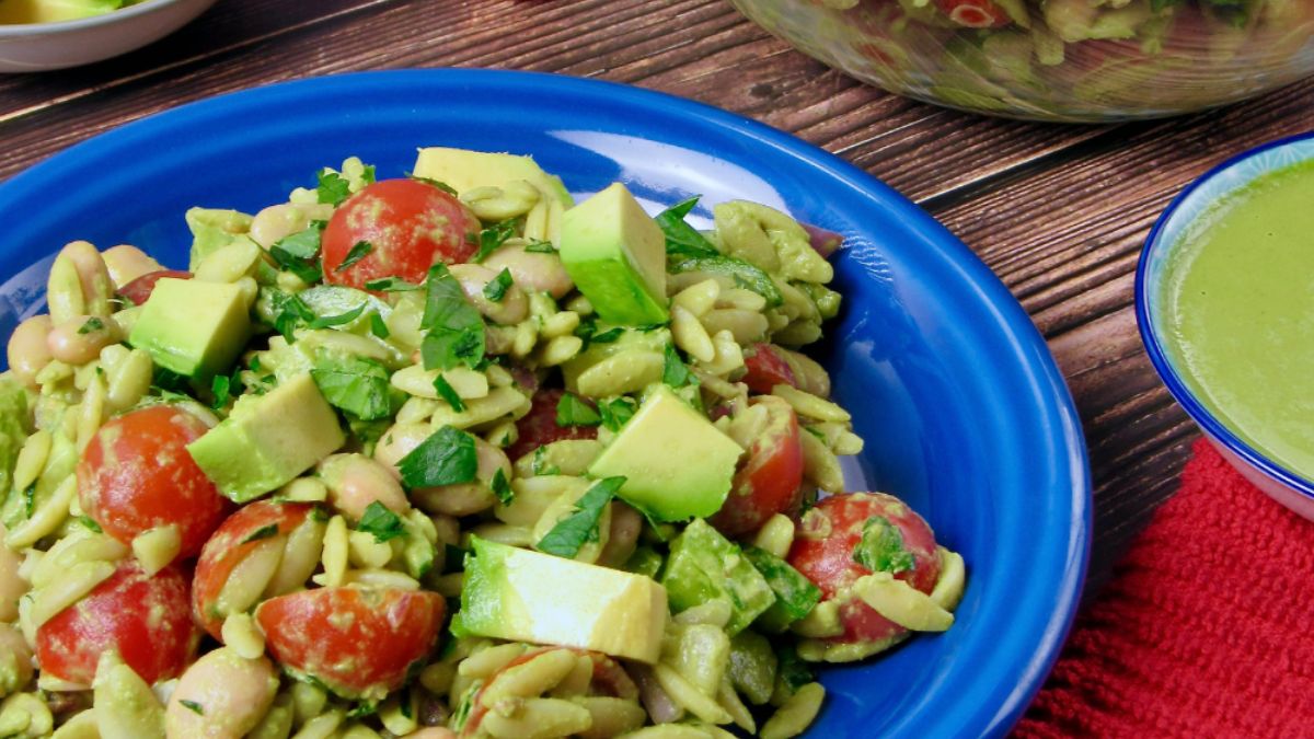 Lemon Basil Orzo Salad.