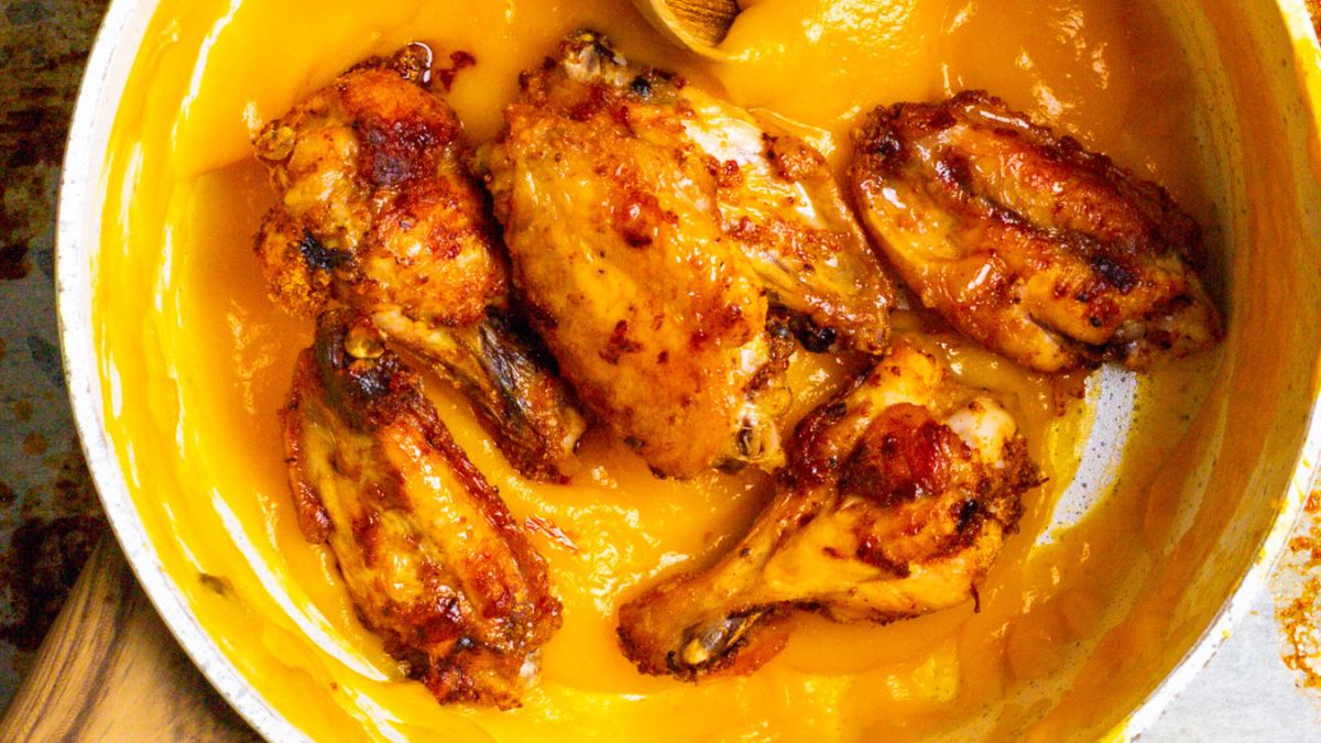 Mango Habanero Wings.
