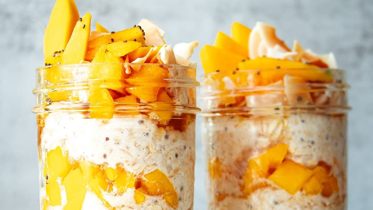 Mango Overnight Oats.