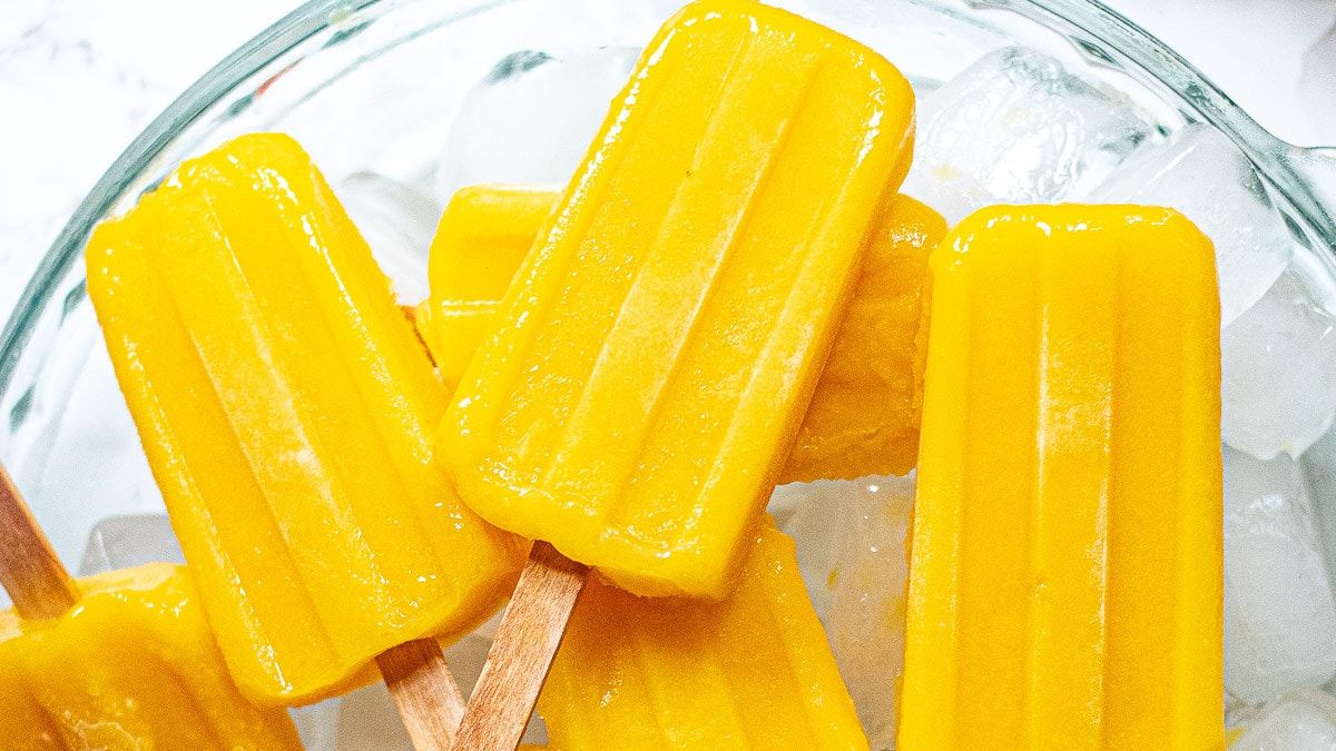 Mango Popsicles.