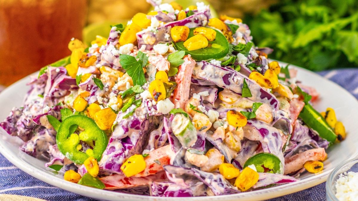 Mexican Street Corn Coleslaw.