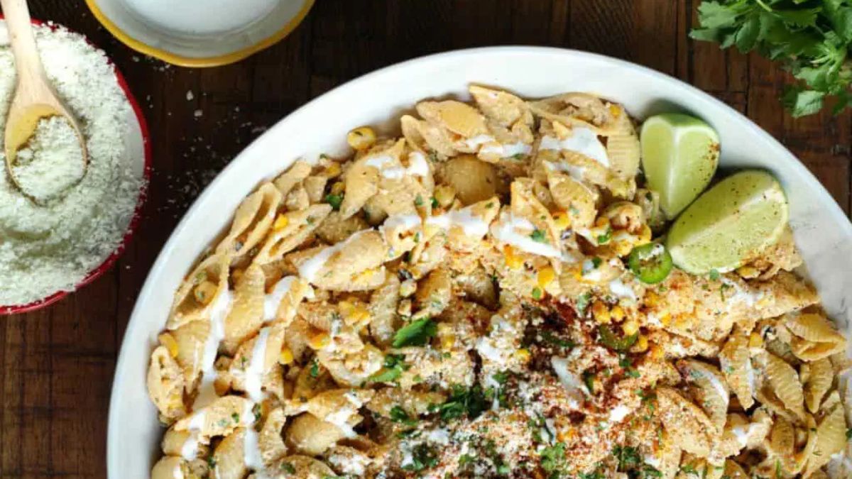 Mexican Street Corn Pasta Salad.
