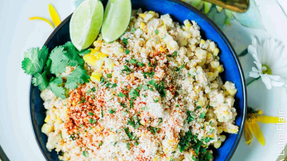 Mexican-Style Elote (Corn) Salad Recipe.