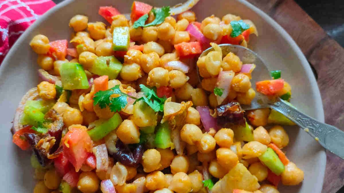 Moroccan-Spiced Chickpea Salad Recipe.