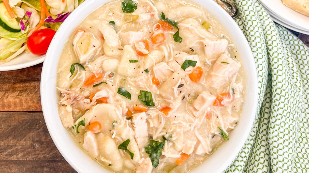 Old Fashioned Chicken and Dumplings.