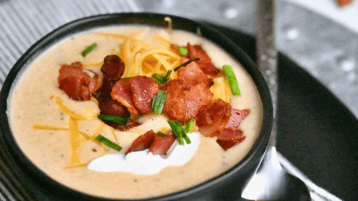 Outback Potato Soup Recipe (Slow Cooker or Stovetop).