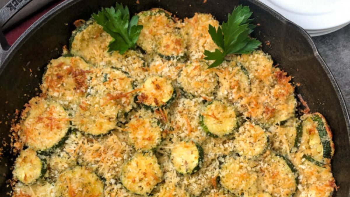Parmesan Zucchini Chips.