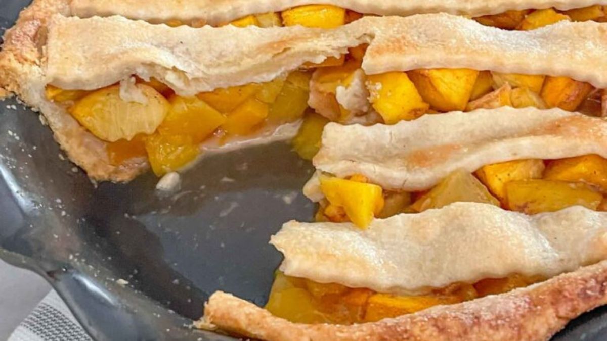 Peach Mango Pie.