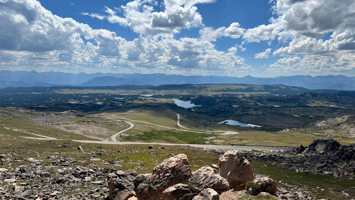 Peak of the Beartooth Pass, Wyoming.