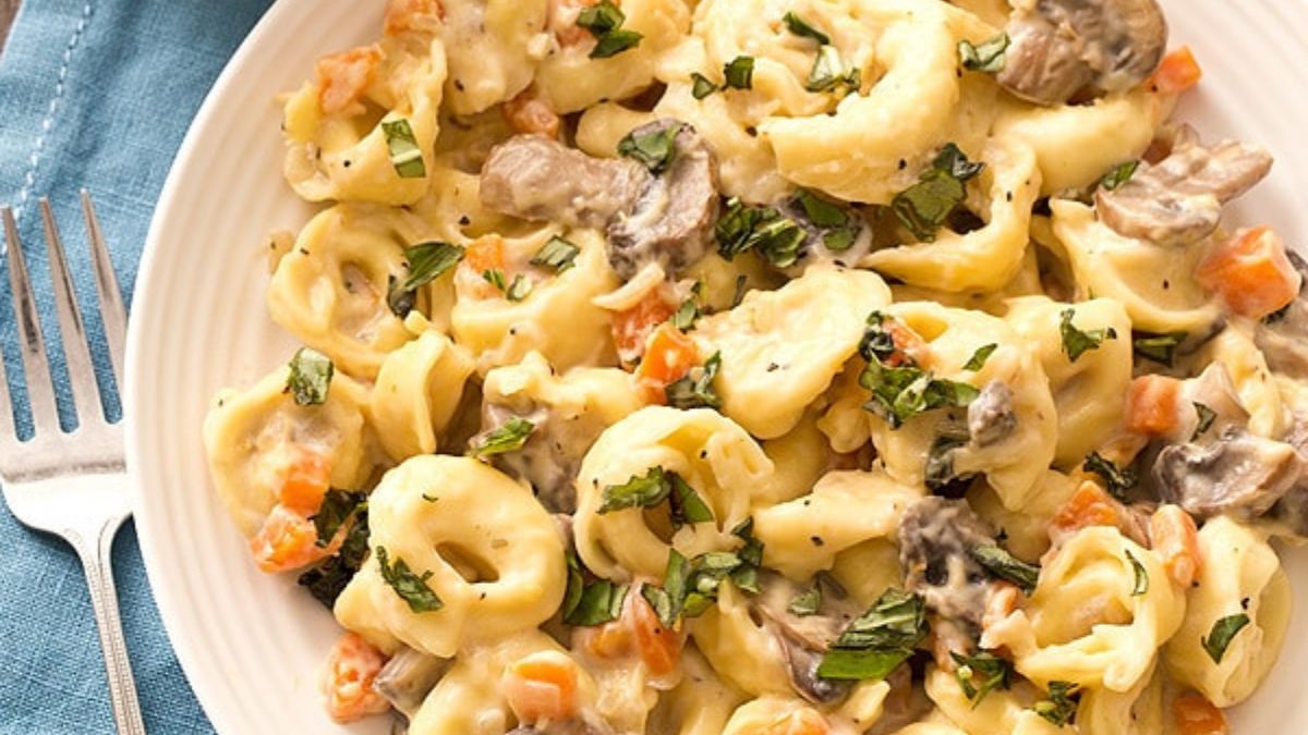 Portobello Mushroom Cheese Tortellini.