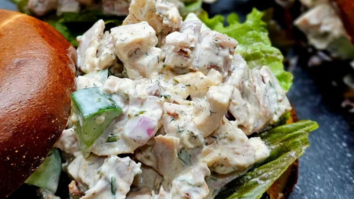 Roasted Chicken Salad Sandwiches.