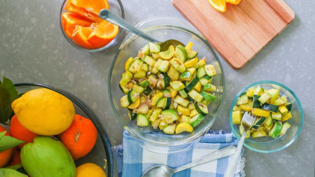 Sautéd Summer Squash with Rosemary and Lemon Recipe.