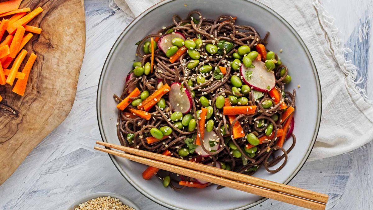 Sesame Soba Noodles.