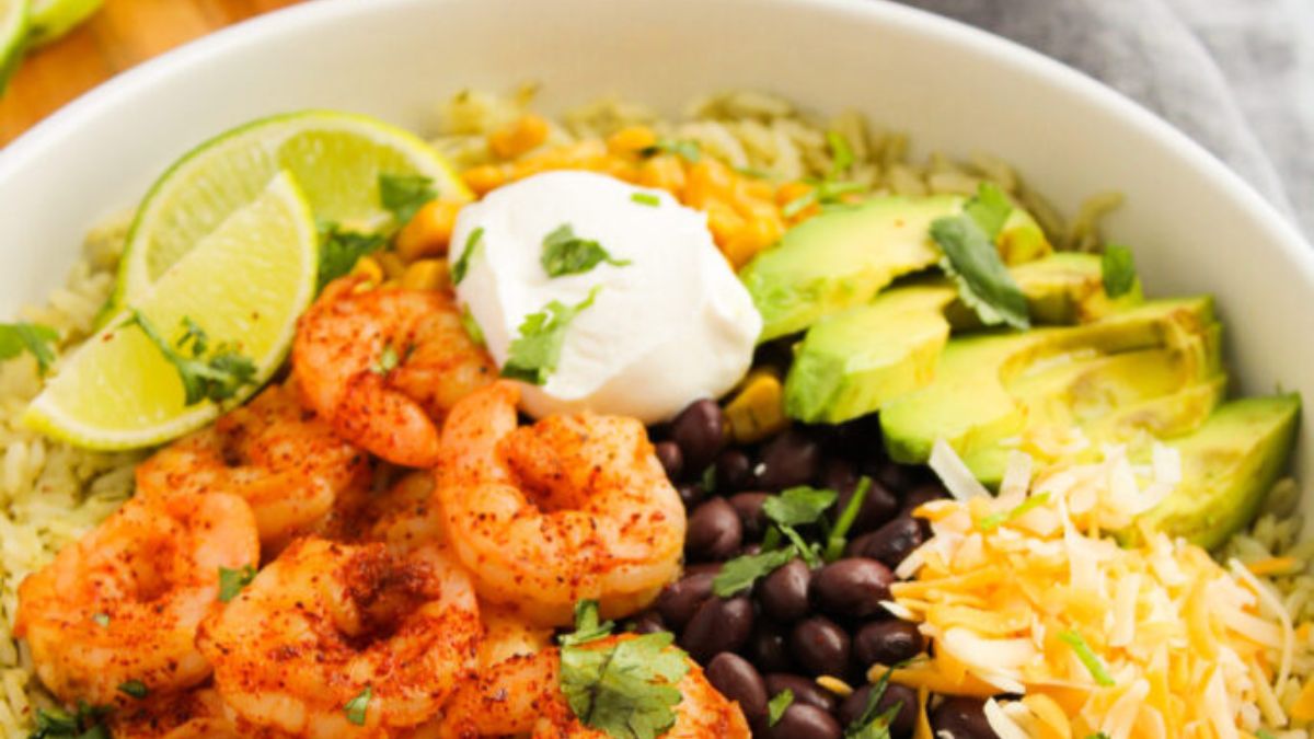 Shrimp Burrito Bowls.