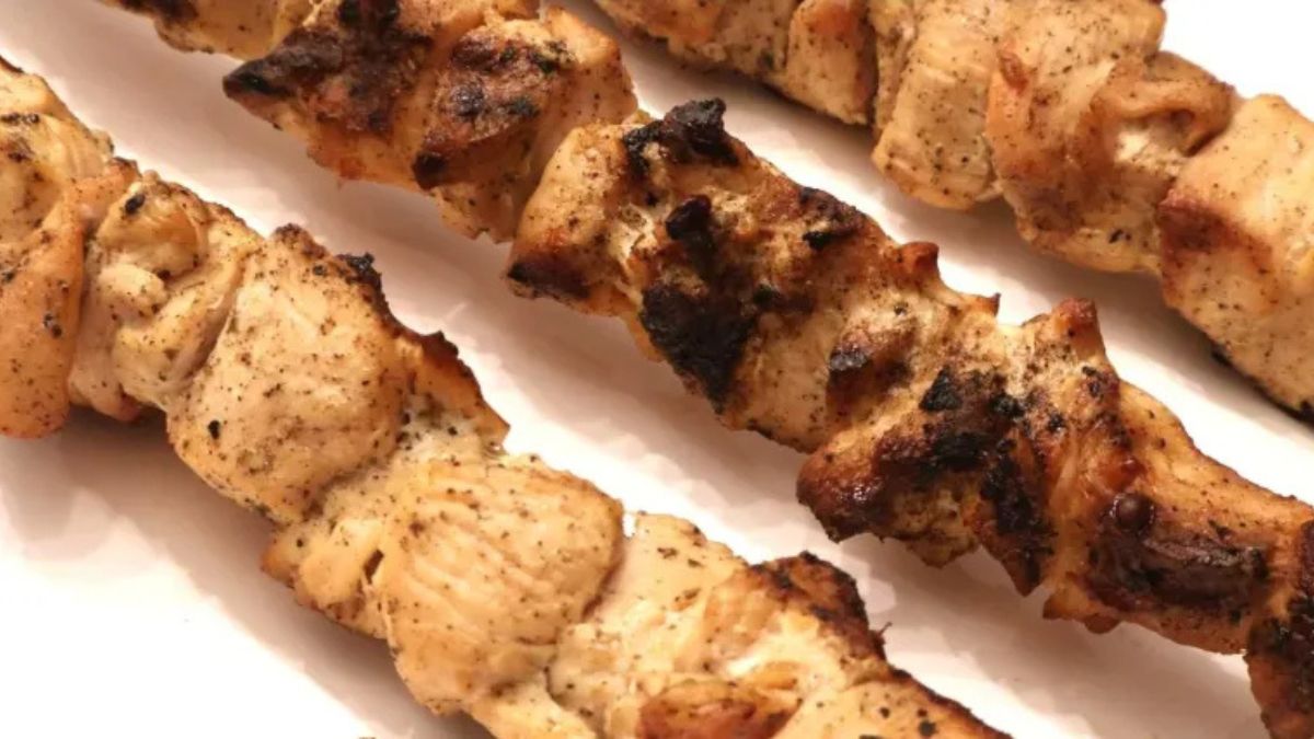 Simple Chicken Spiedies (Mom's Recipe).