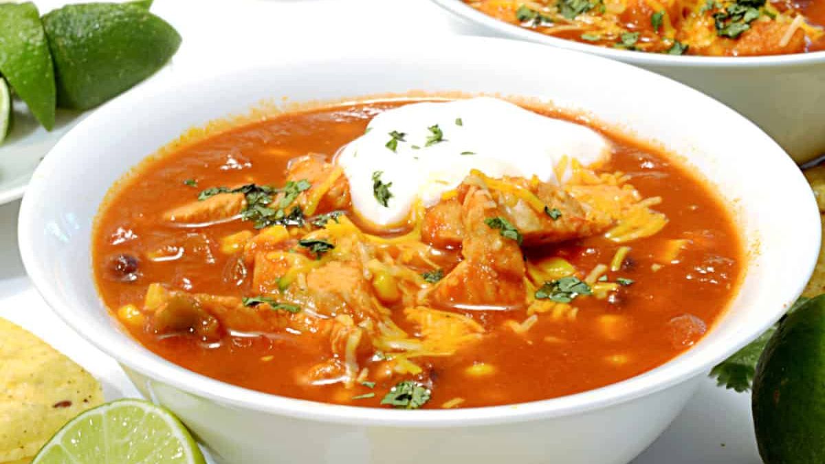 Slow Cooker Mexican Chicken Soup.