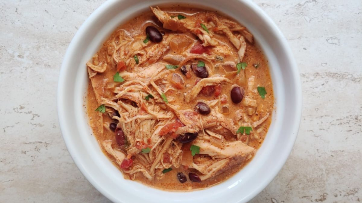 Slow Cooker White Chicken Chili.
