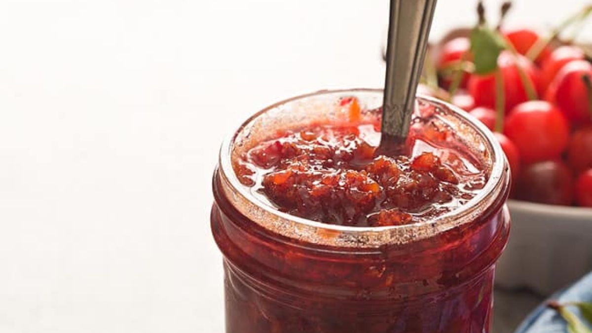 Sour Cherry Jam (No Pectin, Small Batch).