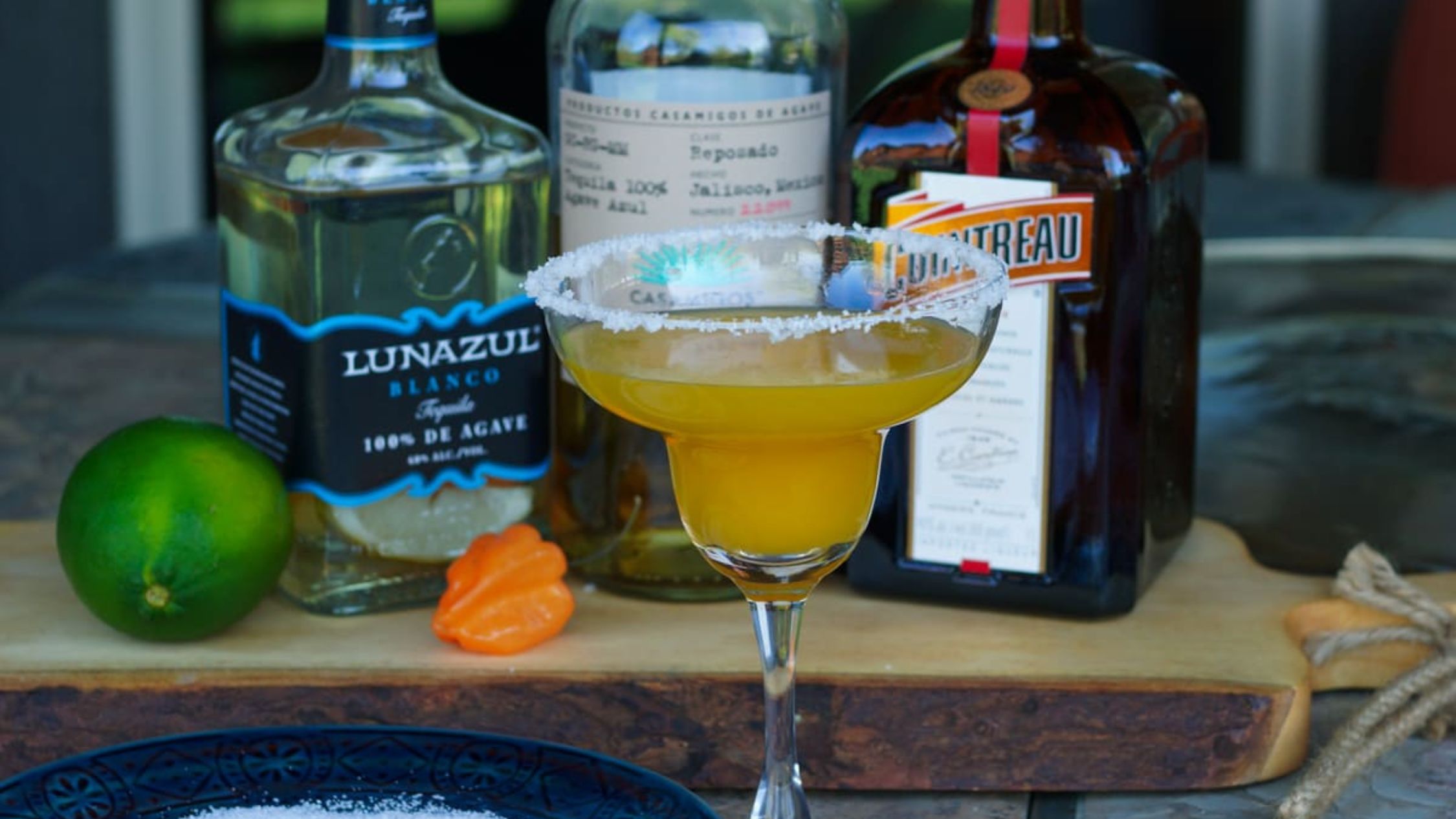 Spicy Mango Habanero Margaritas.