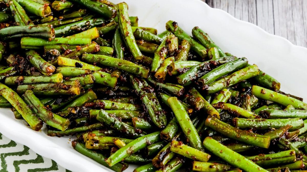 Spicy Szechuan Green Beans.